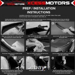 Fits 09-11 Honda Civic Sedan Mugen Style Front Lip Bumper Lower Spoiler Splitter