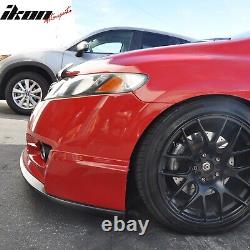 Fits 09-11 Honda Civic Sedan Mugen2 Front Bumper Lip Lower Spoiler Unpainted PU