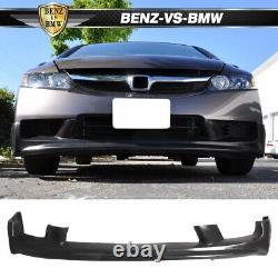 Fits 09-11 Honda Civic Sedan PU Mugen Front Bumper Lip Spoiler