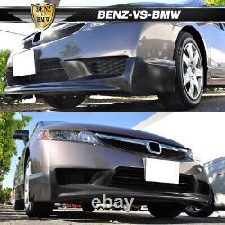 Fits 09-11 Honda Civic Sedan PU Mugen Front Bumper Lip Spoiler