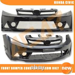 Fits 12-14 Honda Civic Sedan 4Dr Mugen Style Front Bumper Conversion USDM Only