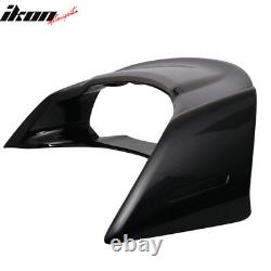Fits 12-15 Civic Mugen Style ABS Trunk Spoiler Painted Crystal Black Pearl