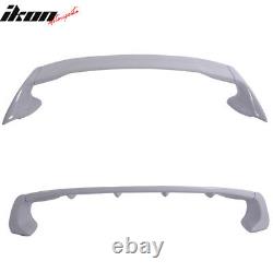 Fits 12-15 Civic Sedan Mugen Trunk Spoiler Painted #NH788P Orchid White Pearl