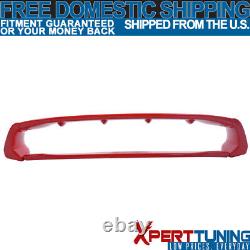 Fits 12-15 Honda Civic 4Dr Mugen Style Rear Trunk Spoiler ABS Painted Rally Red