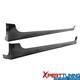 Fits 12-15 Honda Civic 9th 4dr Mugen Rr Style Abs Side Skirts Rocker Panels 2pcs