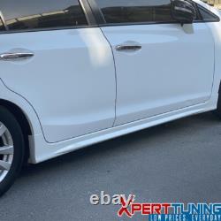 Fits 12-15 Honda Civic 9th 4Dr Mugen RR Style ABS Side Skirts Rocker Panels 2PCS