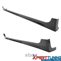 Fits 12-15 Honda Civic 9th 4Dr Mugen RR Style ABS Side Skirts Rocker Panels 2PCS