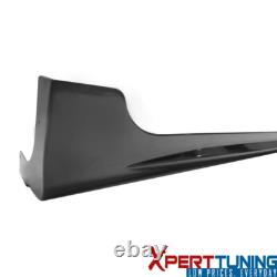 Fits 12-15 Honda Civic 9th 4Dr Mugen RR Style ABS Side Skirts Rocker Panels 2PCS