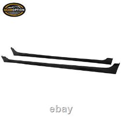 Fits 12-15 Honda Civic 9th 4Dr Mugen RR Style Side Skirt Extension Lip 2PC ABS