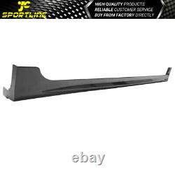 Fits 12-15 Honda Civic 9th 4Dr Mugen RR Style Side Skirts Extension Pair ABS