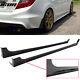 Fits 12-15 Honda Civic 9th 4dr Mugen Rr Style Side Skirts Rocker Panels Pair Abs