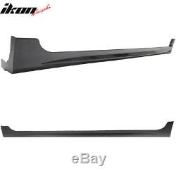 Fits 12-15 Honda Civic 9th 4Dr Mugen RR Style Side Skirts Rocker Panels Pair ABS