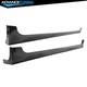 Fits 12-15 Honda Civic 9th Gen Mugen Rr Side Skirts Rocker Panel Splitter Abs