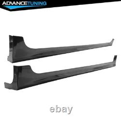 Fits 12-15 Honda Civic 9th Gen Mugen RR Side Skirts Rocker Panel Splitter ABS