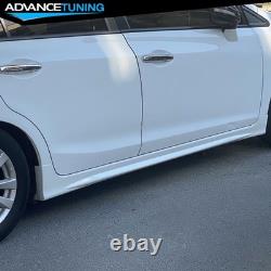 Fits 12-15 Honda Civic 9th Gen Mugen RR Side Skirts Rocker Panel Splitter ABS