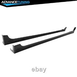 Fits 12-15 Honda Civic 9th Gen Mugen RR Side Skirts Rocker Panel Splitter ABS