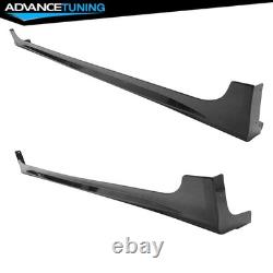 Fits 12-15 Honda Civic 9th Gen Mugen RR Side Skirts Rocker Panel Splitter ABS