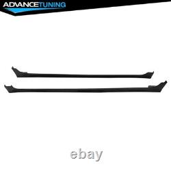 Fits 12-15 Honda Civic 9th Gen Mugen RR Side Skirts Rocker Panel Splitter ABS