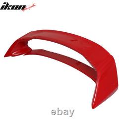 Fits 12-15 Honda Civic Mugen Style ABS Trunk Spoiler Painted Rallye Red