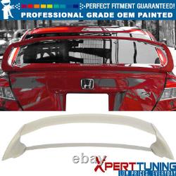 Fits 12-15 Honda Civic Mugen Style Rear Trunk Spoiler ABS OEM Painted Color