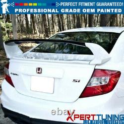 Fits 12-15 Honda Civic Mugen Style Rear Trunk Spoiler ABS OEM Painted Color