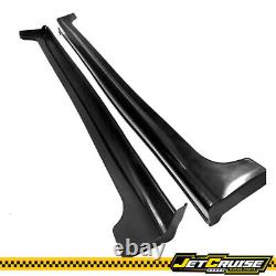 Fits 12-15 Honda Civic Sedan JDM Mugen Style Side Skirt Extension Rocker Panel