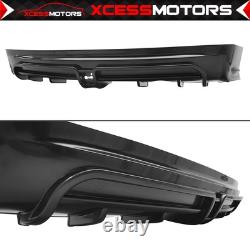 Fits 13-15 Honda Civic Sedan Mugen RR ABS Rear Bumper Lip & LED Brake Light