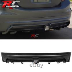 Fits 13-15 Honda Civic Sedan Mugen RR Rear Bumper Diffuser With3rd LED Brake Light