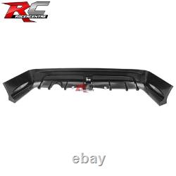 Fits 13-15 Honda Civic Sedan Mugen RR Rear Bumper Diffuser With3rd LED Brake Light