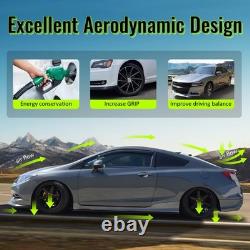 Fits 16-18 Honda Civic Sedan Coupe Mugen Style Front Bumper Lip Spoiler PP