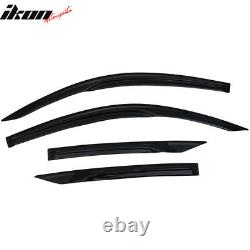 Fits 16-20 Honda Civic Coupe 2D 2DR Mugen Style Acrylic Window Visors 4Pc Set