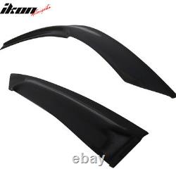 Fits 16-20 Honda Civic Coupe 2D 2DR Mugen Style Acrylic Window Visors 4Pc Set