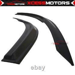 Fits 16-20 Honda Civic Coupe Mugen Style Side Window Visors Sun Rain Guards 4PCS