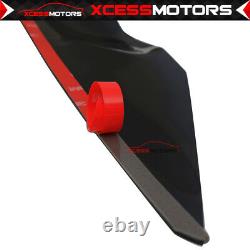 Fits 16-20 Honda Civic Coupe Mugen Style Side Window Visors Sun Rain Guards 4PCS