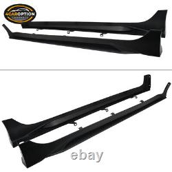 Fits 16-21 Honda Civic 10th Gen Mugen Style Side Skirts Extension Panel PP