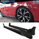 Fits 16-21 Honda Civic 10th Gen Sedan 4-door Mug Style Side Skirts Unpainted Pp