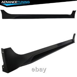 Fits 16-21 Honda Civic 10th Gen Sedan 4-Door MUG Style Side Skirts Unpainted PP