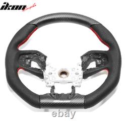 Fits 17-20 Honda Civic 10th Gen Type R Mugen Sports Steering Wheel Carbon Fiber