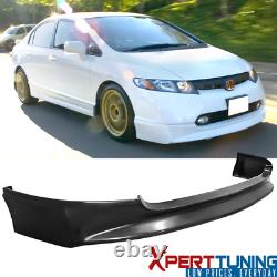 Fits 2006 2007 2008 Honda Civic 4Dr PU Mugen Style Front Bumper Lip Spoiler