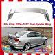 Fits 2006-2011 Honda Civic Sedan 3d Mugen Style Silver Rear Trunk Spoiler Wing