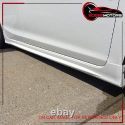 Fits 2012-2015 Honda Civic Sedan Side Skirt Rocker Panels PU JDM Mugen Style
