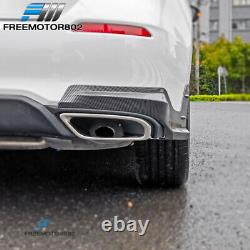 Fits 22-24 Honda Civic Mugen Rear Bumper Lip Aprons Valance Carbon Fiber Print