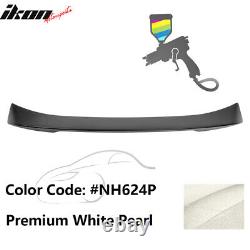 Fits 22-25 Honda Civic Hatchback Mugen #NH624P Premium White Pearl Trunk Spoiler