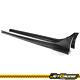 Fits 22-25 Honda Civic Sedan Mugen Style Carbon Look Side Skirts Rocker Panel Pp