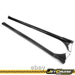 Fits 22-25 Honda Civic Sedan Mugen Style Carbon Look Side Skirts Rocker Panel PP