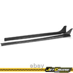 Fits 22-25 Honda Civic Sedan Mugen Style Carbon Look Side Skirts Rocker Panel PP