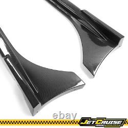 Fits 22-25 Honda Civic Sedan Mugen Style Carbon Look Side Skirts Rocker Panel PP