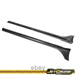 Fits 22-26 Honda Civic Mugen Style Gloss Black Side Skirts Rocker Panel PP