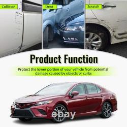 Fits 22-26 Honda Civic Sedan Hatchback Side Skirts Mugen Carbon Fiber Print PP