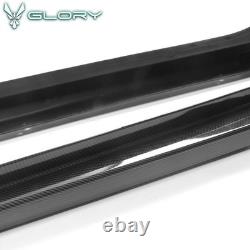 Fits 22-26 Honda Civic Sedan Hatchback Side Skirts Mugen Carbon Fiber Print PP